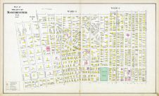 Manchester - Wards 2 3 4A, New Hampshire State Atlas 1892